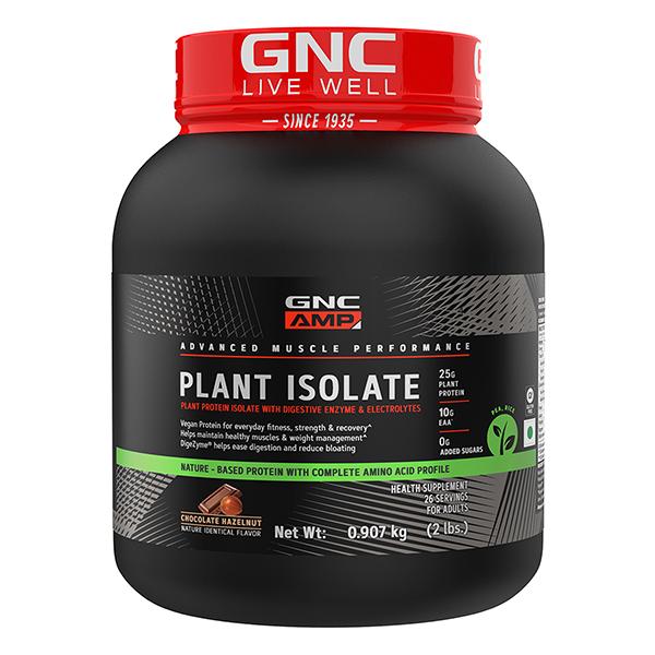 Gnc Amp Plant Iso Chocolate Hazelnut Powder  907g