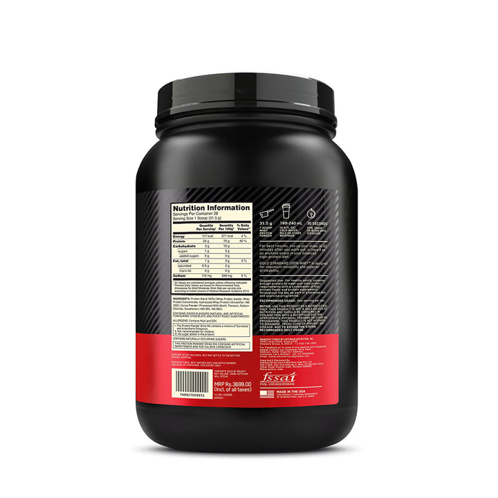 Optimum Nutrition (ON) India 100% Whey Gold